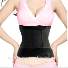 las mujeres usan la cintura del cinturón de calor del dolor de espalda que adelgaza la correa de la parte posterior de la correa